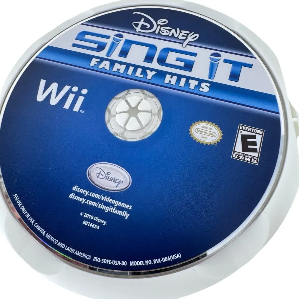 Disney Sing It: Family Hits‎ Karaoke Video Game (Nintendo Wii